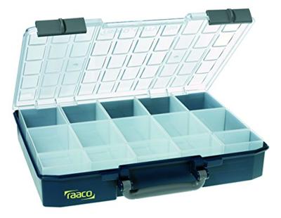 raaco CarryLite 80 5x10-15 Assortimentskoffer (l x b x h) 330 x 415 x 80 mm Aantal vakken: 15 Inhoud 1 stuk(s)