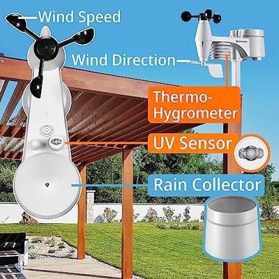 BRESSER WLAN ClearView weerstation met 7-in-1 Profi-sensor