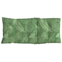 VidaXL Stoelkussens 2 st hoge rug bladpatroon oxford stof - thumbnail