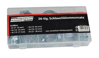 Brüder Mannesmann Slangklem M60026 Bundel-Ø (bereik) 7 tot 44 mm 1 set(s)