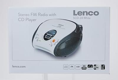 Lenco SCD-24 CD speler Wit Lenco SCD-24 CD speler Wit