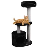 FLAMINGO Kattenkrabpaal Echo 48x34x99 cm zwart - thumbnail