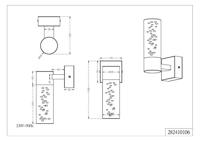 Trio Badkamer wandlampSeries 2824 1-lichts chroom - 282410106 - thumbnail