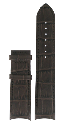 Horlogeband Tissot T035410 / T0354101603100A / T610028596 Leder Bruin 22mm