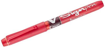 Fineliner pilot v sign rond 0.6 mm rood
