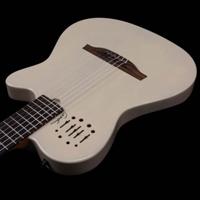 Godin Multiac Mundial Ozark Cream elektrisch-akoestische klassieke gitaar met gigbag - thumbnail