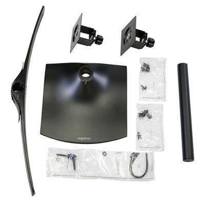 Ergotron 33-322-200 Monitorvoet Aantal monteerbare displays: 2 Display(s) 48,3 cm (19) - 61 cm (24) Zwart, Antraciet Staand, Kantelbaar, Draaibaar