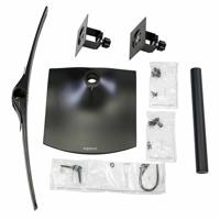 Ergotron 33-322-200 Monitorvoet 2-voudig 48,3 cm (19) - 61 cm (24) Zwart, Antraciet Staand, Kantelbaar, Draaibaar - thumbnail