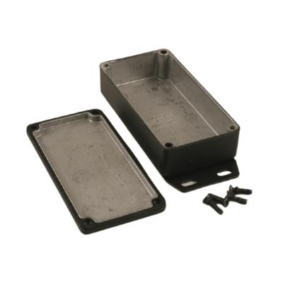 Hammond Electronics 1590WGFBK Universele behuizing 100 x 50 x 25 Aluminium Zwart 1 stuk(s)