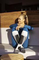 Falke SK1 Comfort Skisok Dames Offwhite 37-38 - thumbnail