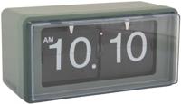 Karlsson Wand/tafelklok Retro Boxed Flip Jungle Green - thumbnail