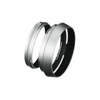 FujiFilm LH-X100 zilveren zonnekap en adapterring voor de X100, X100S FujiFilm LH-X100 zilveren zonnekap en adapterring voor de X100, X100S