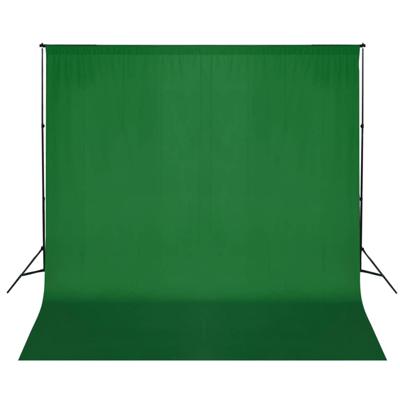 VidaXL Achtergrondsysteem 600x300 cm groen