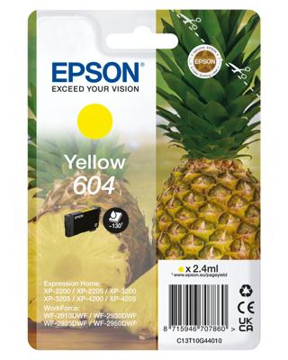 Originele inktcartridge Epson XP-2200 WF-2910DWF Geel Zwart (10 Stuks)