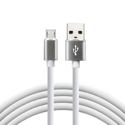 everActive USB-kabel 1m - Wit, silicone, ondersteuning voor snelladen, 2,4A - CBS-1MW everActive USB-kabel 1m - Wit, silicone, ondersteuning voor snelladen, 2,4A - CBS-1MW