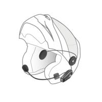 INTERPHONE helm communicatie systeem "u-com 8 r" com. system helmet u-com8r singlekit - thumbnail