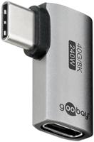 Enzo Goobay usb-c adapter | male/female | horizontaal | 90 graden adapter - 9550432 - thumbnail