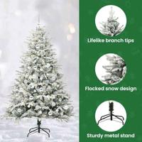 VidaXL Artificial pre-lit kerstboom met ballenset groen 180 cm - thumbnail