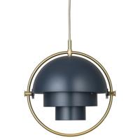 Gubi Multi-Lite Small Hanglamp - Messing & Blauw - thumbnail