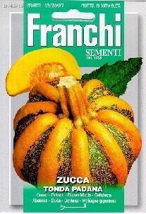 Pompoen Zucca Tonda Padana 145/13 zaden Franchi - Franchi