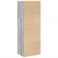 Boekenkast 40x30x114 cm bewerkt hout grijs sonoma eikenkleurig - thumbnail