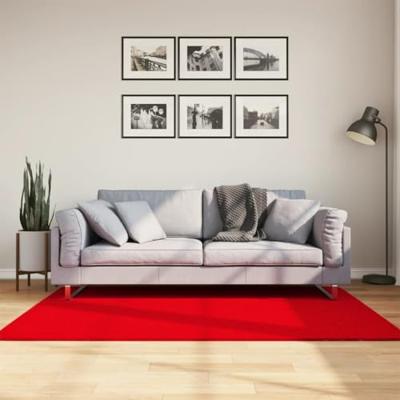 VidaXL Vloerkleed huarte laagpolig zacht wasbaar 120x170 cm rood