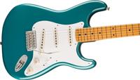 Fender Vintera II 50s Stratocaster MN Ocean Turquoise elektrische gitaar met deluxe gigbag - thumbnail