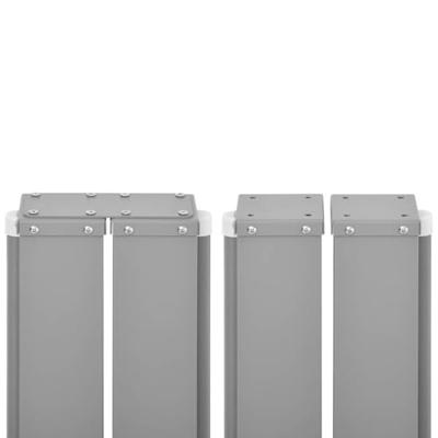 Tuinscherm uittrekbaar 140x1200 cm blauw Tuinscherm uittrekbaar 140x1200 cm blauw