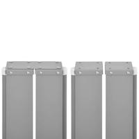 Tuinscherm uittrekbaar 140x1200 cm blauw - thumbnail