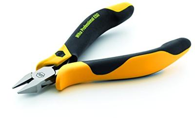 Wiha Zijkniptang Professional ESD brede, spitse kop zonder facet | 115mm/4 12" - 26821 - 26821 Wiha Zijkniptang Professional ESD brede, spitse kop zonder facet | 115mm/4 12" - 26821 - 26821