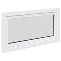 Kelderraam RISOR 110x50 cm draaikiep-draai DIN rechts wit - thumbnail