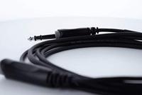 Cordial 14825 Jackplug Audio Aansluitkabel [1x Jackplug male 6,3 mm (stereo) - 1x Jackplug female 6,3 mm (stereo)] 5 m Zwart PVC-mantel, Verdraaid - thumbnail