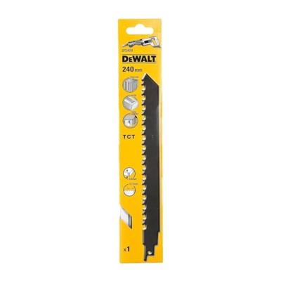 DeWalt Accessoires Reciprozaagblad HM 240x12,7mm, Cellenbeton/baksteen/vezelcementplaten - S1543HM - DT2420-QZ