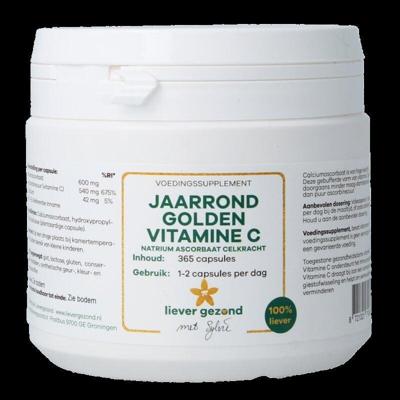 Liever Gezond Vitamine C jaarrond 365 Capsules