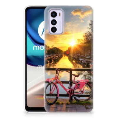 Motorola Moto G42 | Silliconen Back Cover | Amsterdamse Grachten Motorola Moto G42 | Silliconen Back Cover | Amsterdamse Grachten