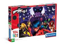 Clementoni legpuzzel super color valutare in miraculous, 104st. - thumbnail