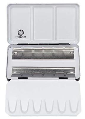 Rembrandt Professionele Aquarelverf Lege Metalen Set - Geschikt Voor 12 Halve Napjes - Leeg