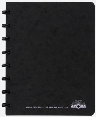 Atoma meetingbook, ft A5, zwart, gelijnd Atoma meetingbook, ft A5, zwart, gelijnd