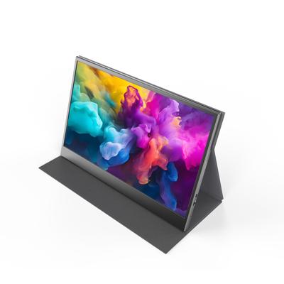 Denver PMO-15604 LED-monitor Energielabel B (A - G) 39.6 cm (15.6 inch) 16:9 30 ms Mini-HDMI, USB-C, Hoofdtelefoon (3.5 mm jackplug) IPS LED