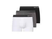 esmara Men 3 Heren boxers (Zwart/grijs/wit, XL) - thumbnail
