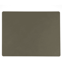 LIND DNA Placemat Nupo - Leer - Anthracite - 45 x 35 cm - thumbnail
