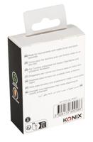 Kaarthoesjes - Konix - 100 hoesjes - Matte hoesjes 66 x 91 mm voor wedstrijden - Magic The Gathering, Pokémon - Zwart - thumbnail