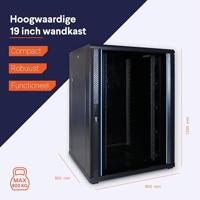 DSI 22U serverkast met glazen deur - DS8822 server rack - thumbnail