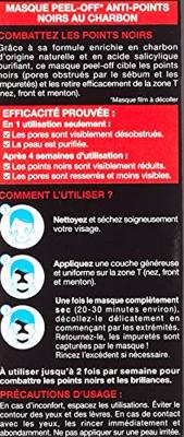 Garnier Pure active peel-off masker charcoal 50 Milliliter