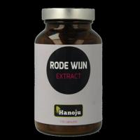 Hanoju Rode wijn extract 250mg 150 Vegetarische capsules - thumbnail