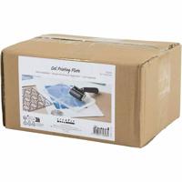 Creativ Company Geldrukplaat, afm 12,7x17,8x1 cm, mat transparant, 10 stuk/ 1 doos - thumbnail