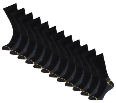 Stapp Yellow Worker 2-Pack Sokken 4415 | 699 Zwart | Maat 46 - 38.134.007.02