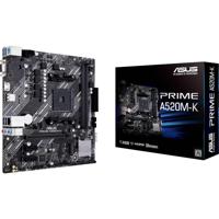 Asus PRIME A520M-K Moederbord Socket AMD AM4 Vormfactor Micro-ATX Moederbord chipset AMD® A520 - thumbnail