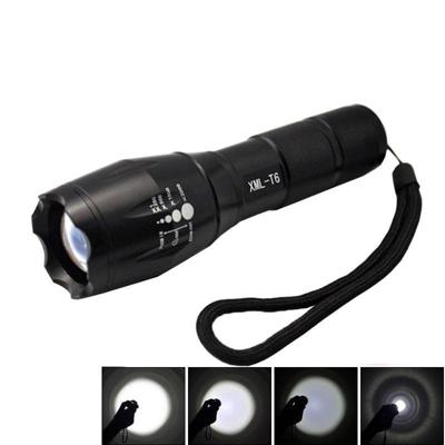 LT-XD 1 x CREE XML-T6 White Light LED Flashlight 1800 LM 5-Modes(Black)