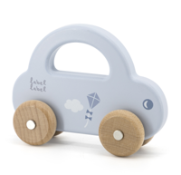 Label Label Kleine auto blauw - thumbnail
